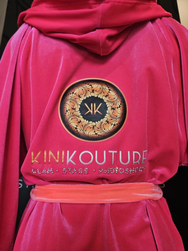 KK  Luxe Velvet Hooded Robe - Image 3